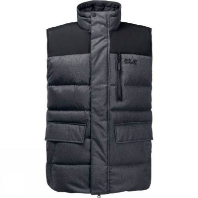 Chaleco Jack Wolfskin Baffin Bay Hombre Negras - Chile NAR982763